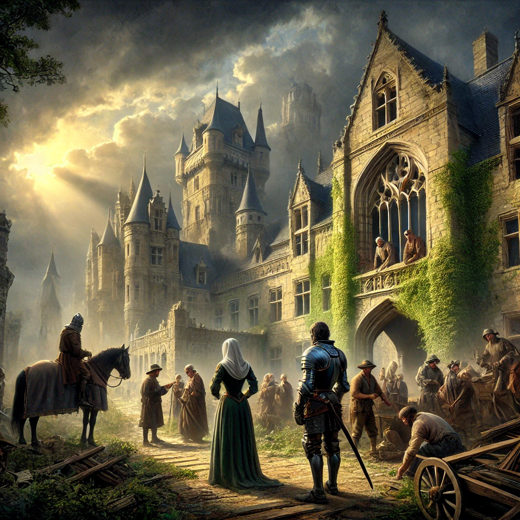 Guy and Abilene arriving at High Haven